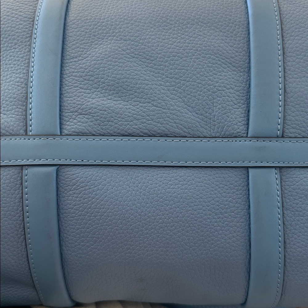Michael Kors Sky Blue Tote with Gold Accents - Picture 8 of 8